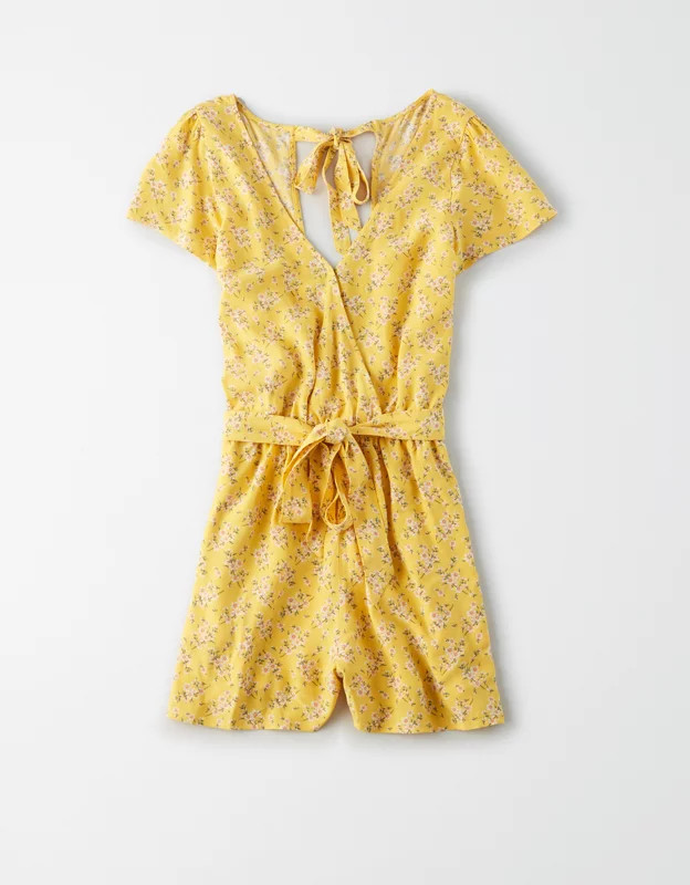 AE Surplice Romper | American Eagle Outfitters (US & CA)