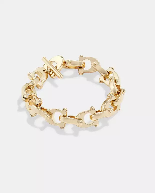 Chunky Signature Chain Link Bracelet | Coach (CA)