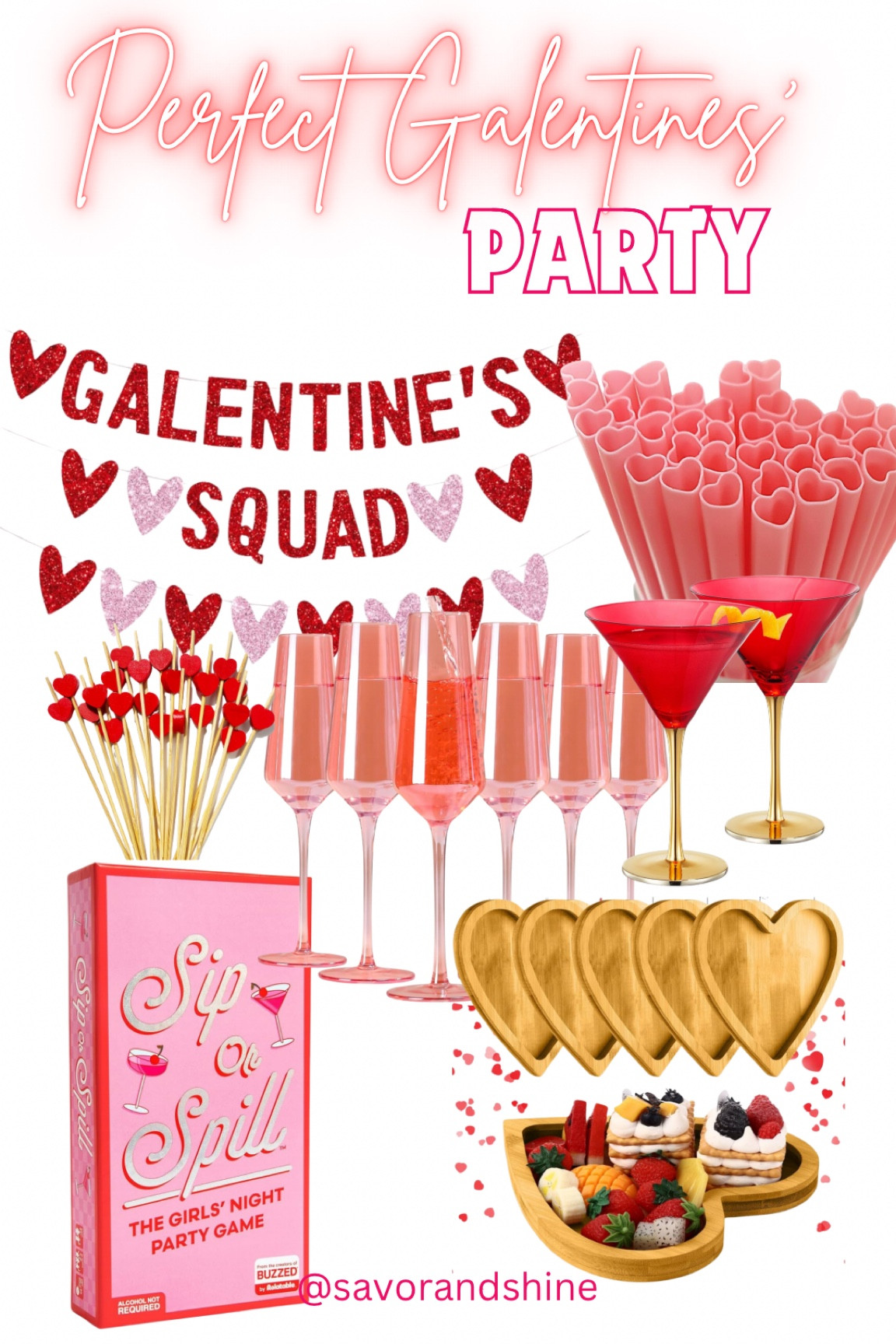 Galentines’ is just around the corner, ladies!! There’s still time to stock up on Amazon. Here are some adorable items I snagged last minute that will make my little party with my gals come together so cute. 🥰 

#LTKParties #LTKSeasonal #LTKHome