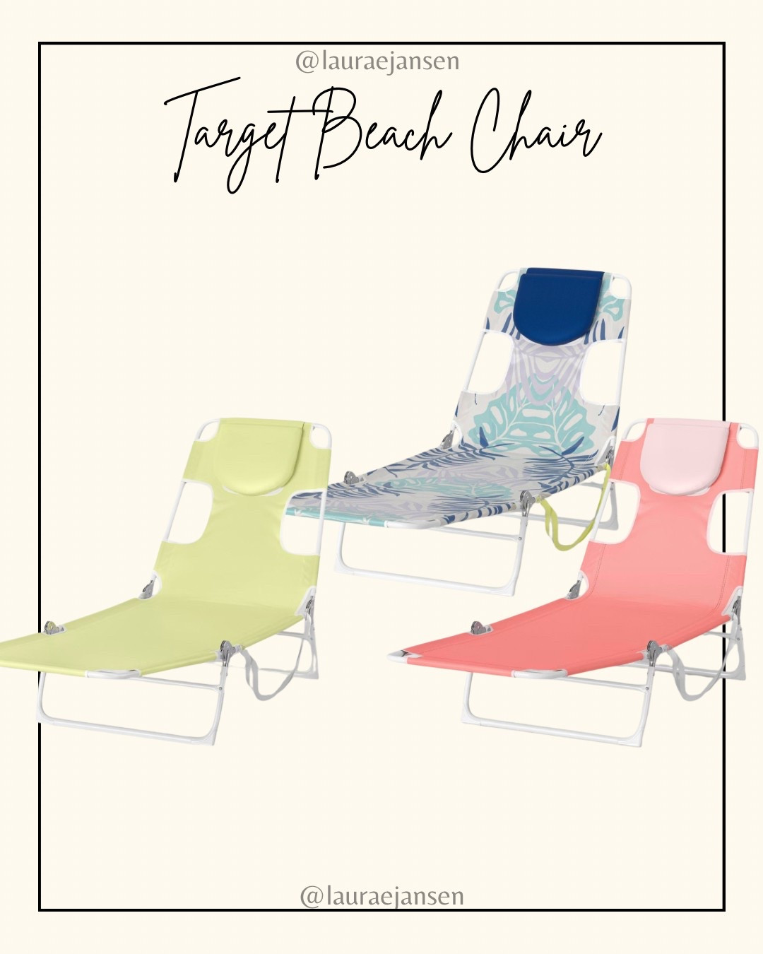 Target portable and foldable beach chairs 

#LTKTravel #LTKFindsUnder50 #LTKFamily