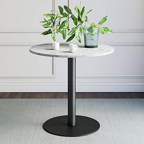 Nathan James Lucy Small Mid-Century Modern Kitchen or Dining Table with Faux Carrara Marble Top a... | Amazon (US)