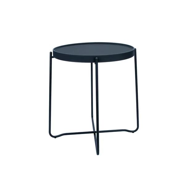 Mainstays Foldable Side Table, Black | Walmart (US)