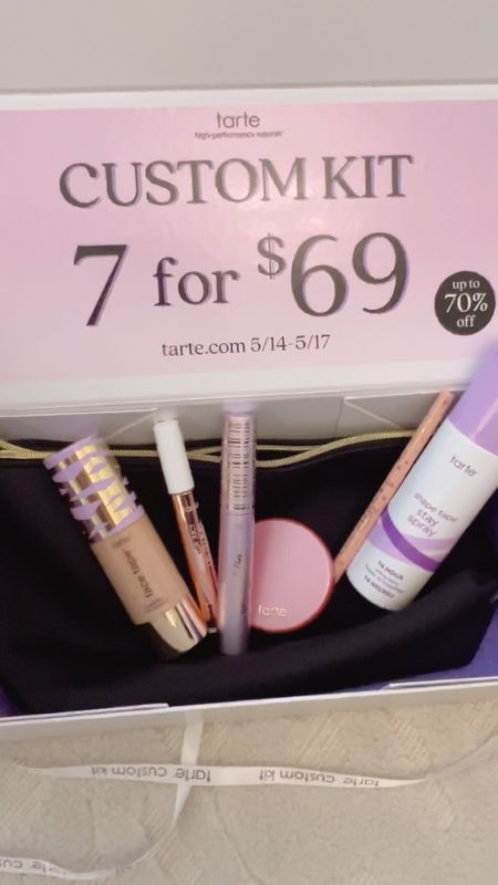 Tarte Custom Kits are BACK! Choose seven FULL SIZE items (plus a makeup bag) for $69+ free shipping ! That’s a value of over $200 with over 400 items to choose from. 

#LTKBeauty #LTKSaleAlert #LTKVideo