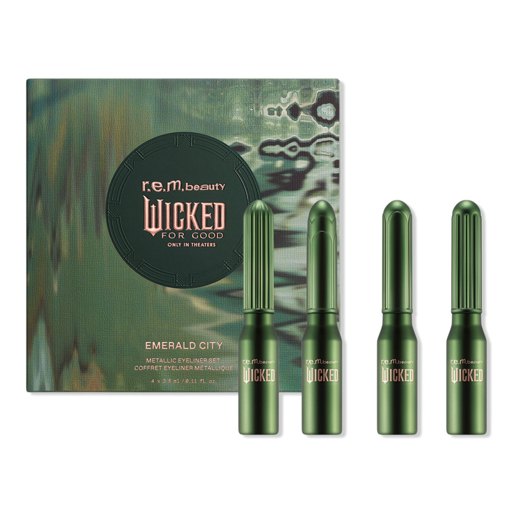 r.e.m. beauty Wicked Emerald City Metallic Eyeliner Set | Ulta