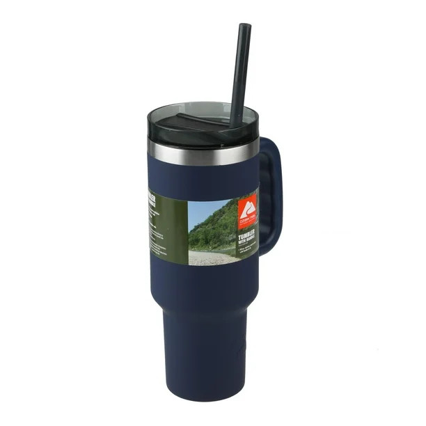 Ozark Trail 40 oz Vacuum Insulated Stainless Steel Tumbler Blue | Walmart (US)