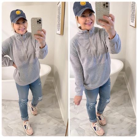 My quilted zip up is 50% OFF! ! Love it! I have it in a med, I could have done a small too! It's lightweight and soft! ❤️ Use code: RLHZNT8E

Jeans, I am really taking a liking to this edgely brand! I am wearing a 4 here

xo, Brooke

#LTKtravel #LTKstyletip #LTKsalealert