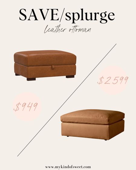 If you’re looking for a leather ottoman, I’ve got some options for you. These are great-quality pieces and would be the perfect addition to any space. 

#LTKHome #LTKStyleTip