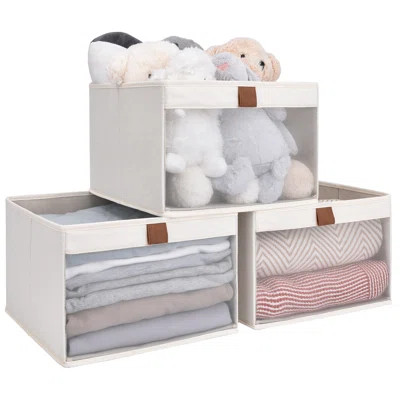 3 Piece Fabric Cube Set | Wayfair North America