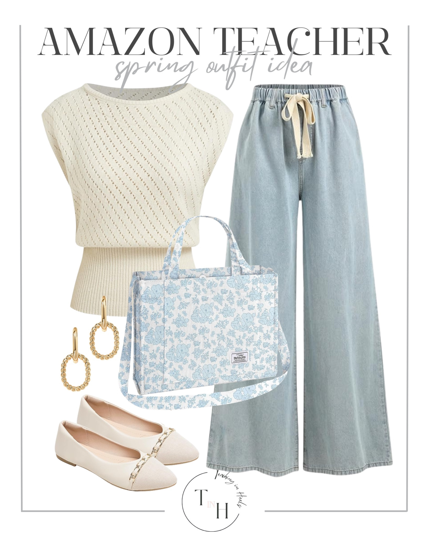 Amazon spring teacher outfit idea

Lightweight cardigan outfit
Midi skirt and blouse
Ankle pants with loafers
Floral dress layers
Neutral blazer look
Breathable knit tops
Wide-leg trousers
Comfort flats style
Casual polished classroom look

#LTKootd #LTKSeasonal #LTKSaleAlert