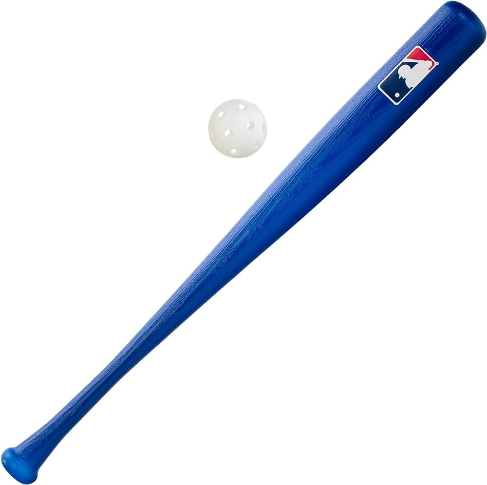 Franklin Sports Plastic Baseball Bat + Ball Set - MLB Kids Plastic Bats - Lightweight Kids Bat + ... | Amazon (US)