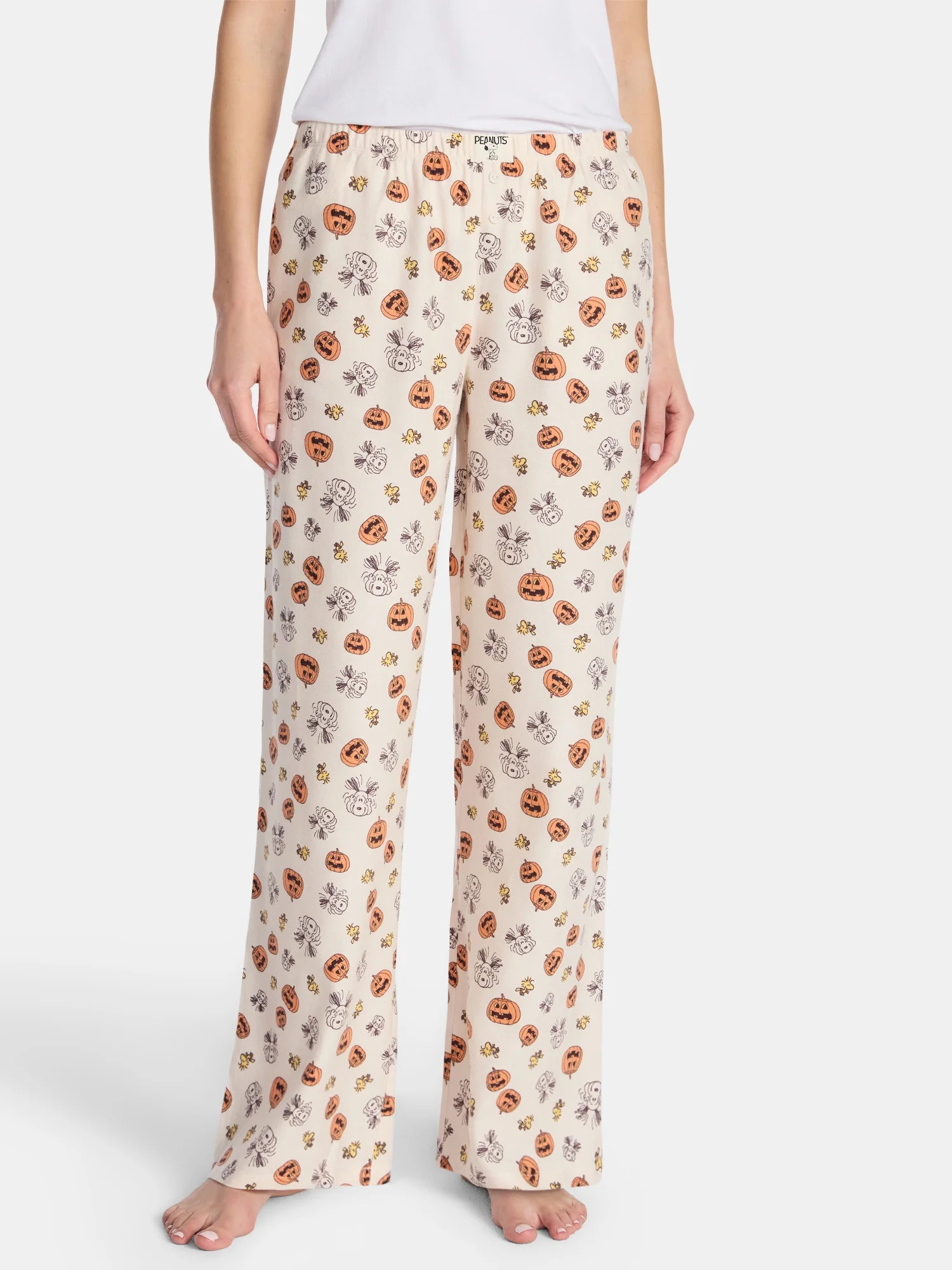 Peanuts Snoopy Women's and Women's Plus Pumpkin Sleep Pants, Sizes XS-2X | Walmart (US)