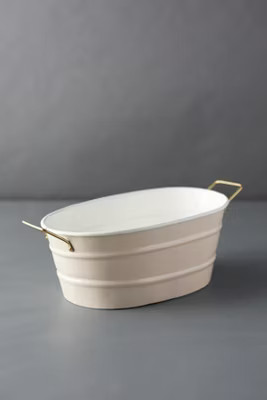 Enamel Iron Beverage Tub | Anthropologie (US)
