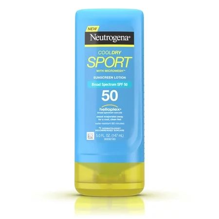 Neutrogena CoolDry Sport Sunscreen Lotion with SPF 50, 5 fl. oz | Walmart (US)