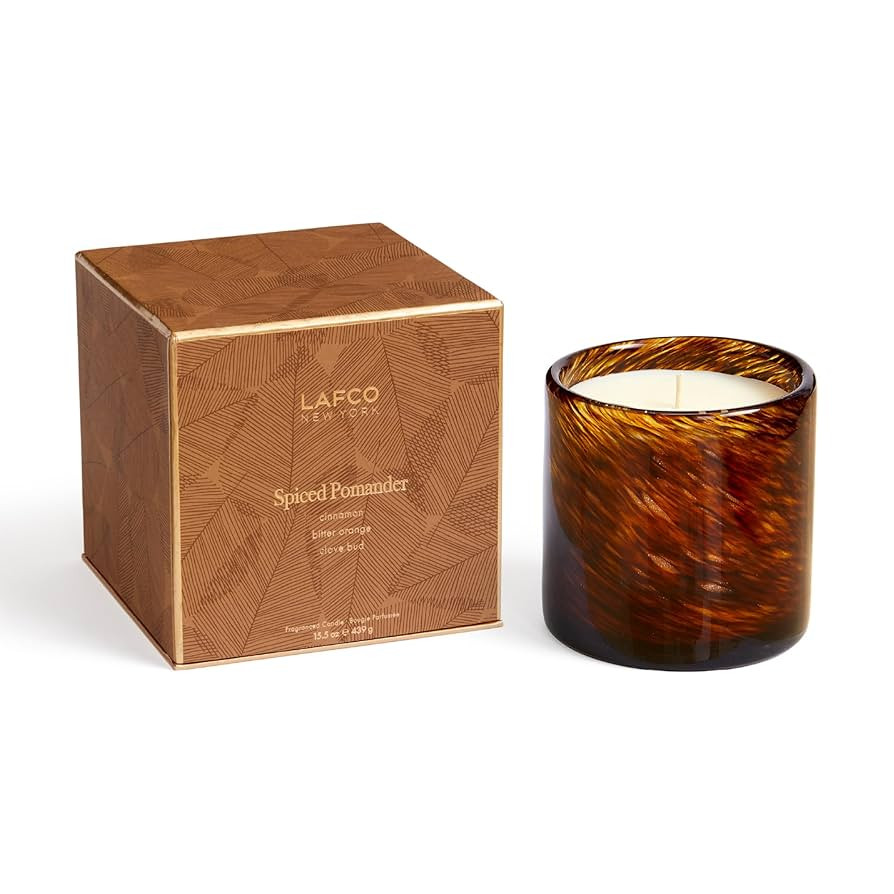 LAFCO New York Holiday Signature Fall Candle, Spiced Pomander - 15.5 oz - 90-Hour Burn Time - Reu... | Amazon (US)