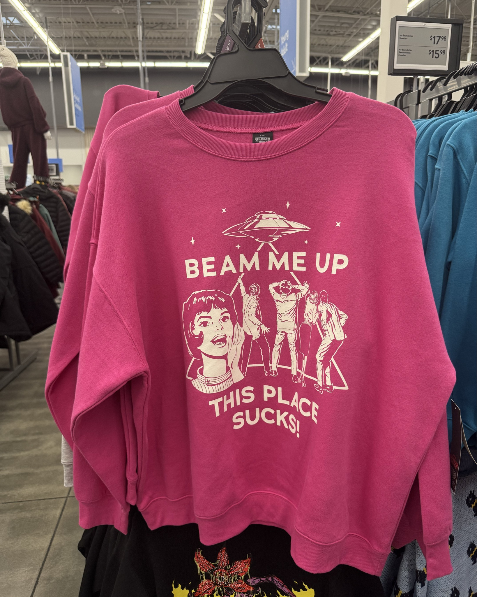 Stranger Things collection at Walmart is from the other side. 👀

#LTKFindsUnder100 #LTKootd #LTKHoliday