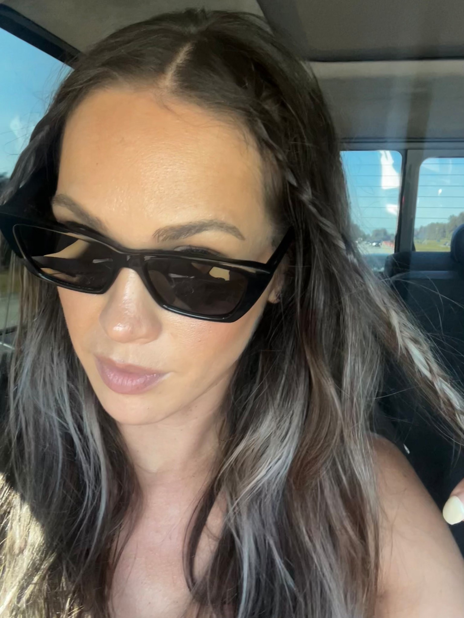 My husband calls this my brat doll look 

Lips:
Liner Mac color whirl
Gloss Clear Summer Fridays 
Lipstick Merritt color Slip

Eyes:
MAC- Saddle on outter edges, lower lid, Omega inner corners 
MAC Bronzer mineralize skin finish
Color Give me sun! 
MAC blush 
Color in Peaches
YSL mascara 
Liquid liner by tarte double take 

Face:
It cometics cc cream medium
By Mario soft sculpt light medium
Born this way concealer too faced in light beige 
Huda beauty banana bread setting powder 

Anastasia brown pencil medium brown


#LTKStyleTip #LTKBeauty #LTKFindsUnder50