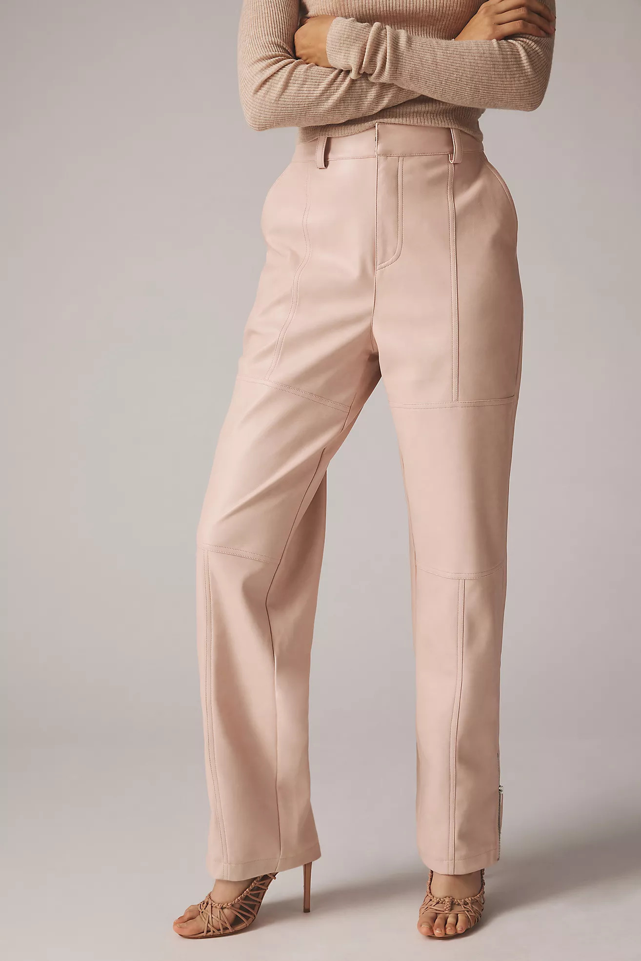 Avec Les Filles Faux Leather Utility Pants | Anthropologie (US)