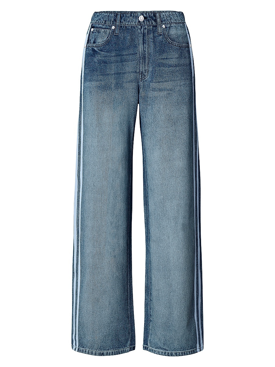 Women's rb Miramar Terry Track Pants - Carnation Stripe - Size XS | Saks Fifth Avenue