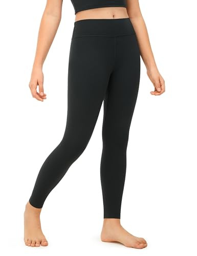 CRZ YOGA Girls Butterluxe Full Length Athletic Leggings - Kids High Waist Lounge Pants Girls Acti... | Amazon (US)