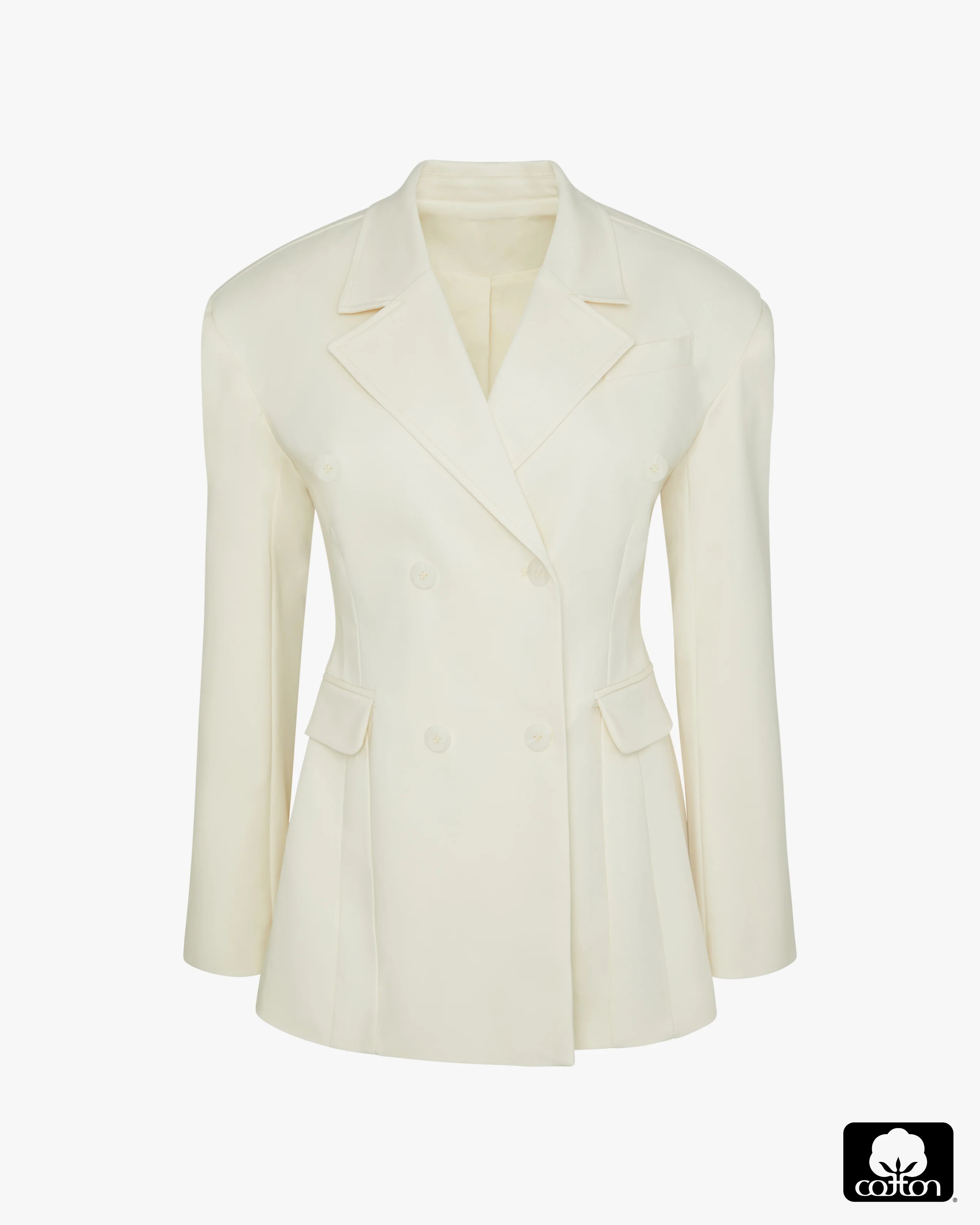 Double Breasted Cinched Waist Blazer | We Wore What