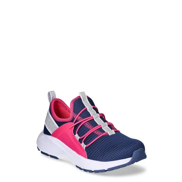 Athletic Works Girl's Cage Knit Slip-On Sneakers | Walmart (US)