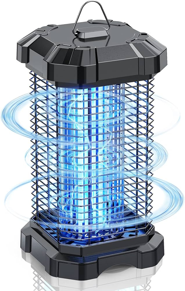 Jawlark Bug Zapper Outdoor, 4200V Electric Mosquito Zapper Indoor, Insect Fly Zapper Waterproof w... | Amazon (US)
