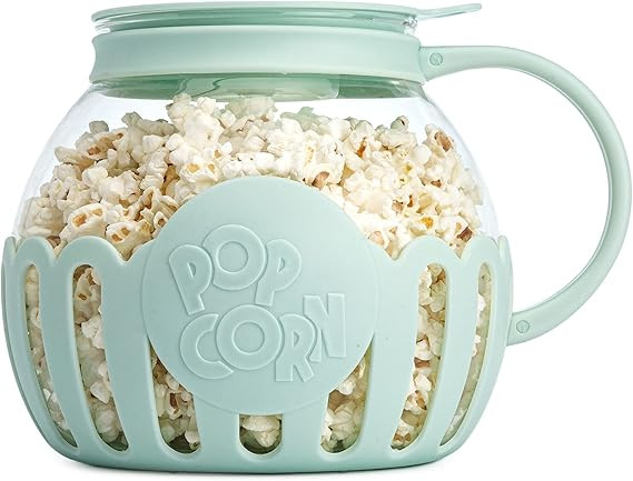 Ecolution Patented Micro-Pop Microwave Popcorn Popper with Temperature Safe Glass, 3-in-1 Lid Mea... | Amazon (US)
