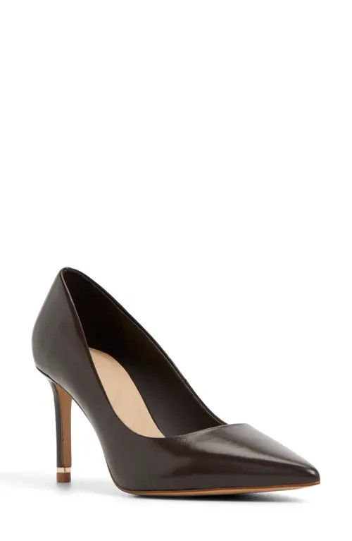Ted Baker London Pointed Toe Pump in Dark Brown at Nordstrom, Size 9.5 | Nordstrom