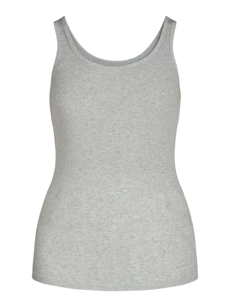 Time and Tru Women's Ribbed Tank Top, Sizes XS-XXXL - Walmart.com | Walmart (US)