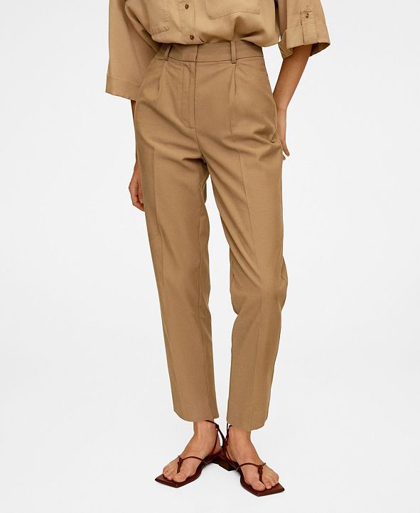 Women's Darts Lyocell Trousers | Macys (US)