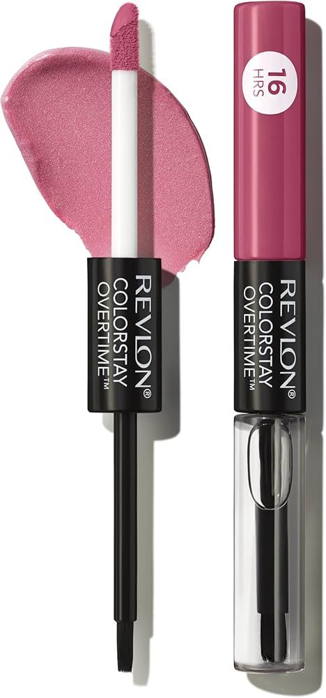 REVLON Liquid Lipstick with Clear Lip Gloss, ColorStay Overtime Lipcolor, Dual Ended with Vitamin... | Amazon (US)