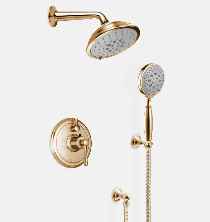 Miramar Lever Handle Thermostatic Shower Set with Handshower | Rejuvenation