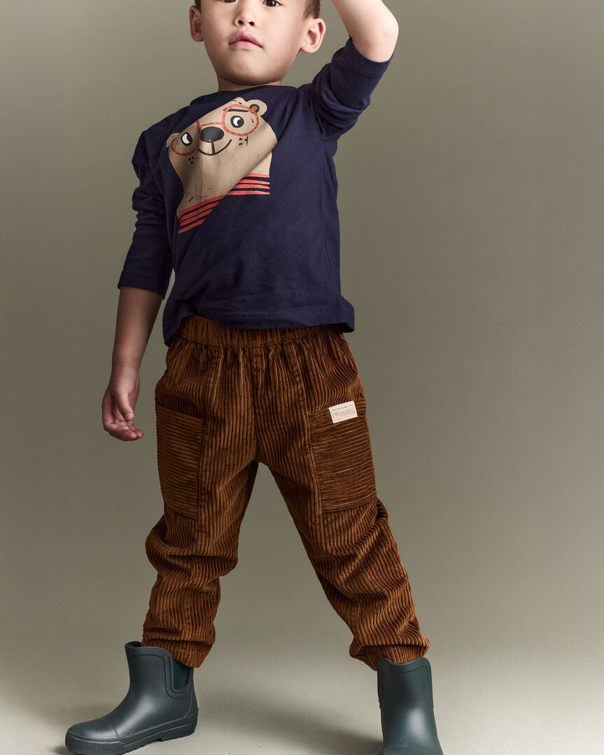 Toddler Boy Corduroy Pocket Pant - Cinnamon | Carter's Inc