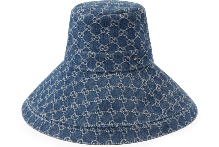 Gucci Eco washed denim wide brim hat | Gucci (US)