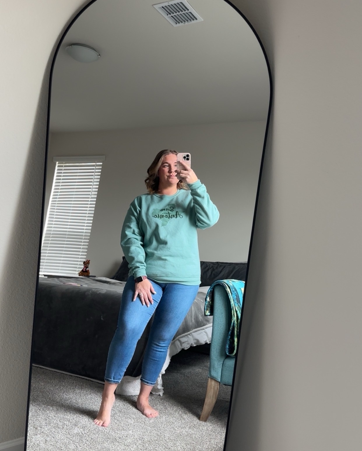 In love with my new full length mirror!!! 🪞 

#LTKootd #LTKHome #LTKmomlife