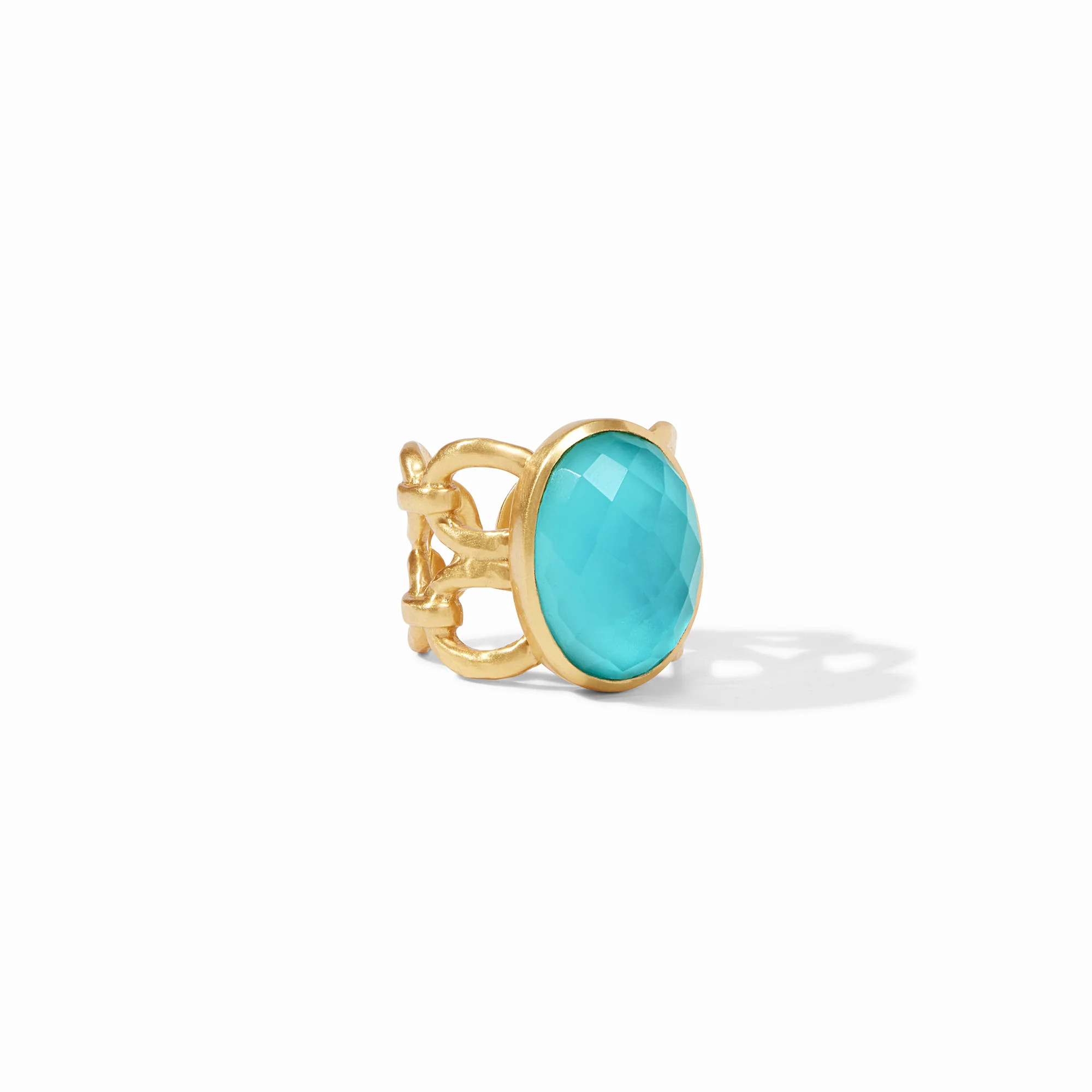 Palermo Gold Chain Link Ring | Julie Vos | Julie Vos