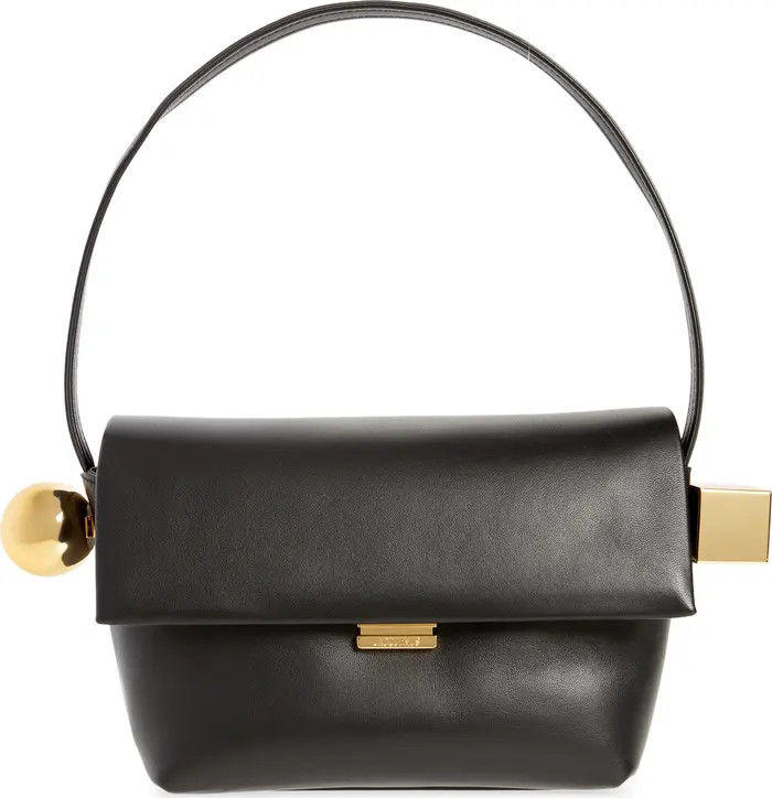 Jacquemus Le Rond Carré Leather Shoulder Bag | Nordstrom | Nordstrom