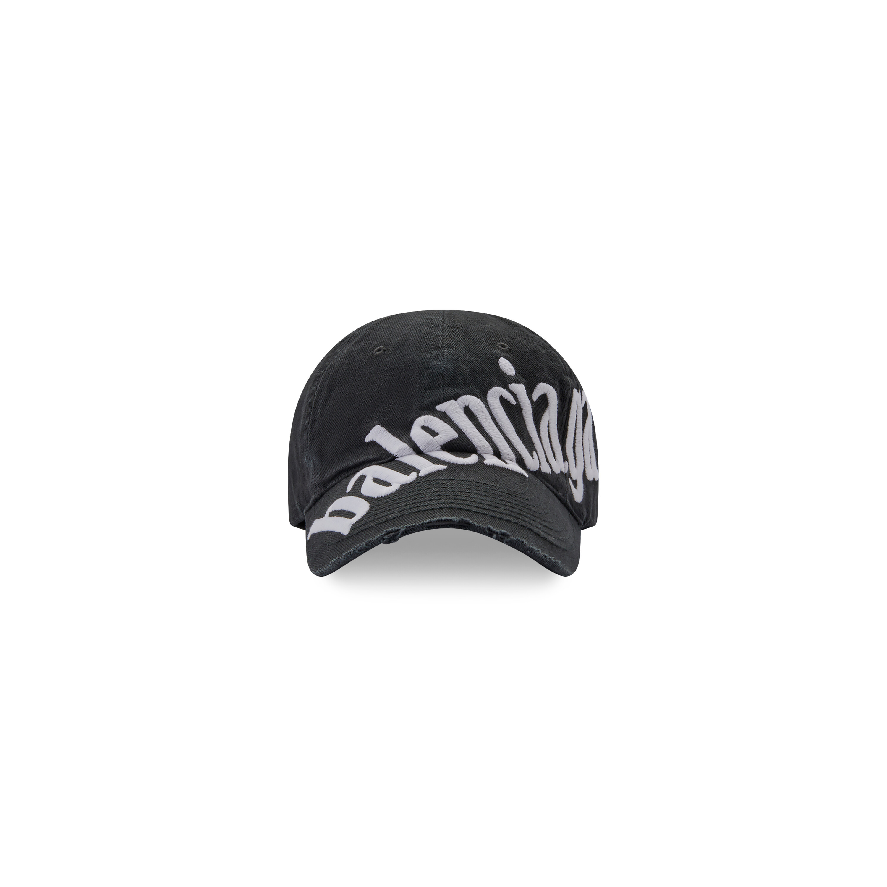 Balenciaga Diagonal Cap Black - Man - S - Cotton | Balenciaga