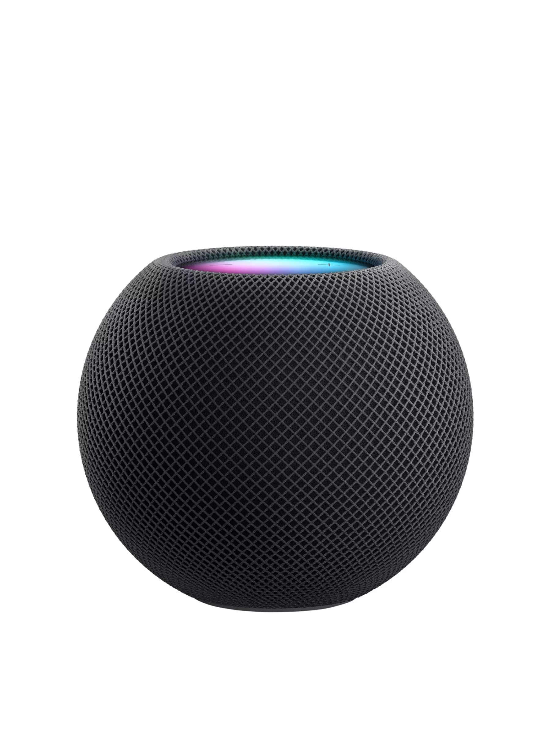 Apple HomePod mini Smart Speaker, Space Grey | John Lewis (UK)