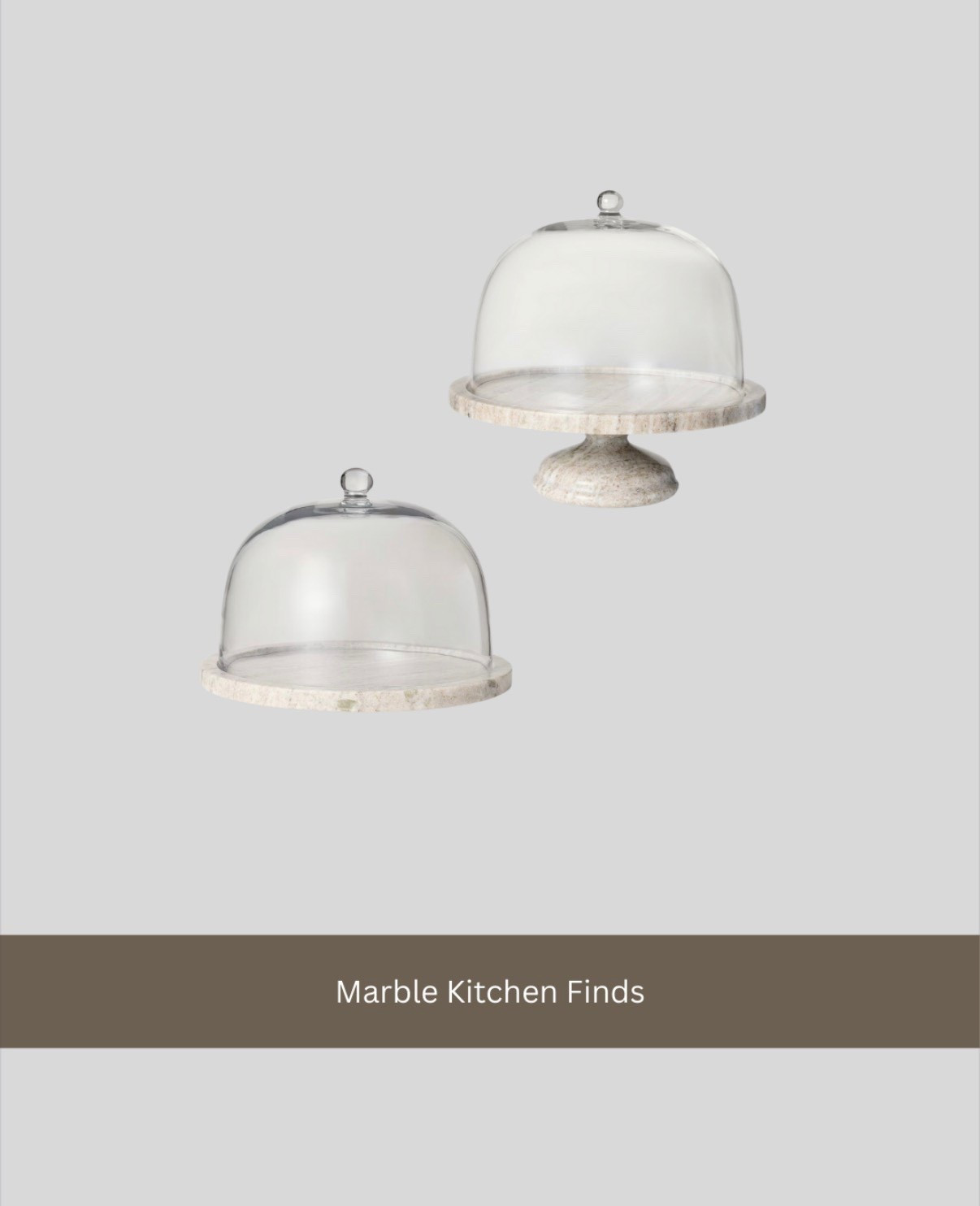 Marble Kitchen Finds

Cake stand
Kitchen decor 