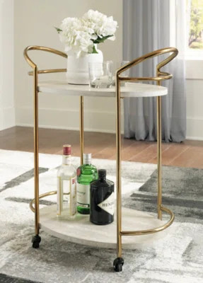 Juniya Metal Bar Cart | Wayfair North America