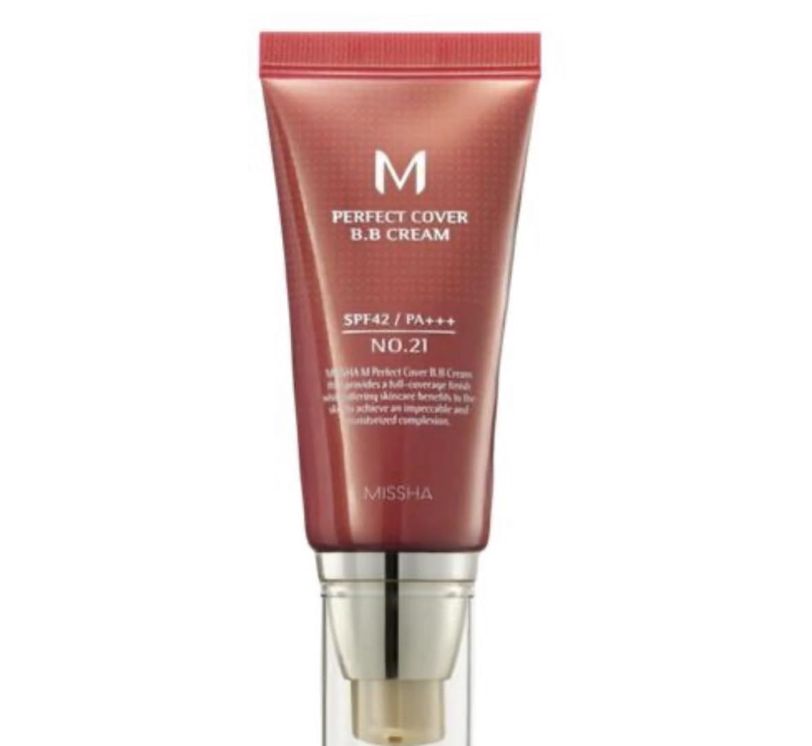 MISSHA M Perfect Cover BB Cream No.21 Light Beige - Light with Cool Undertone SPF 42 PA +++1.69 F... | Amazon (US)