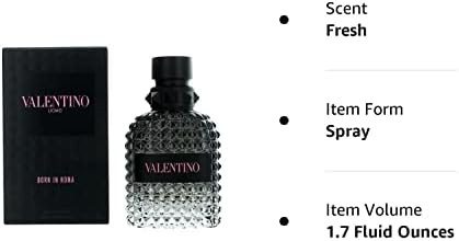 NC 1.7 oz Eau De Toilette Spray Cologne for Men Valentino Uomo Born In Roma Eau De Toilette Spray... | Amazon (US)