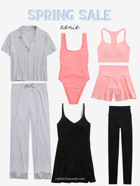 Pj, athletic wear & swim on sale at aerie 🩷 perfect time to pick up items for any spring break trips you have planned! 

#LTKsalealert #LTKSpringSale #LTKSeasonal