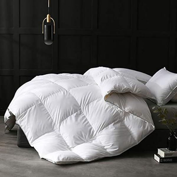 Royoliving Premium Lightweight Greyduck Down Comforter Luxurious Summer Down Blanket Cal King Siz... | Amazon (US)
