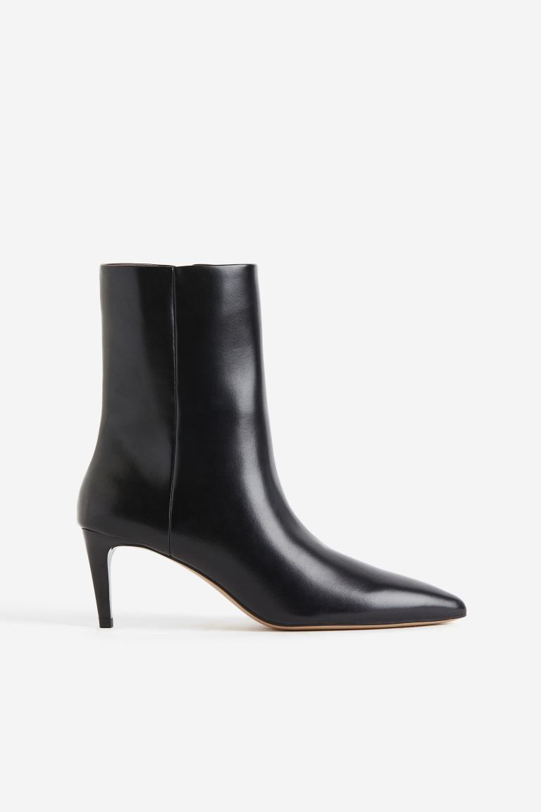 Heeled boots - Black - Ladies | H&M GB | H&M (UK, MY, IN, SG, PH, TW, HK)