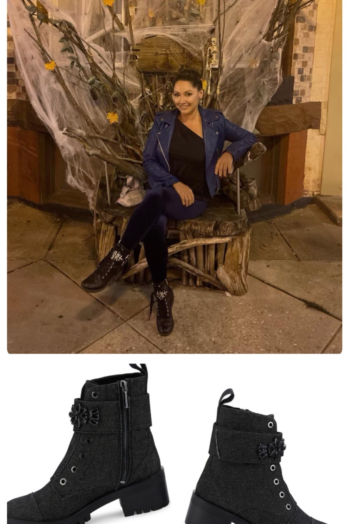 These awesome booties have been around for some time now - from the very popular Karl Lagerfeld collection of booties! 

Now available ON SALE - in a very Unique DARK DENIM! 

Comfortable and True to Size! 🖤

#LTKshoecrush #LTKstyletip #LTKsalealert