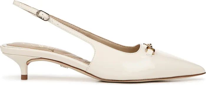 Sam Edelman Farrah Kitten Heel Pointed Toe Slingback Pump (Women) | Nordstrom | Nordstrom