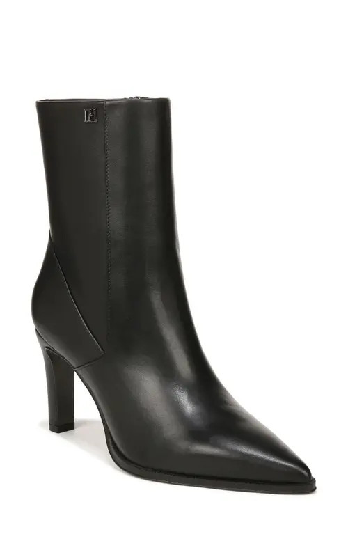 Franco Sarto Appia Pointed Toe Bootie in Black at Nordstrom, Size 5.5 | Nordstrom