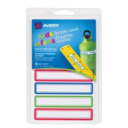 Avery® Permanent Waterproof Labels For Kid's Gear, 41428, 3 1/2" x 5/8", Assorted, Pack Of 35
		... | Office Depot and OfficeMax 